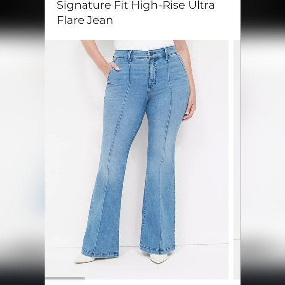 Lane Bryant Denim - Lane Bryant Signature High Rise Ultra Flare Jean Size 24